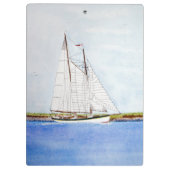 Initial-Clip-Board für das Segel Klemmbrett (Rückseite)