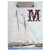 Initial-Clip-Board für das Segel Klemmbrett (Vorderseite)