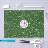 Initial Custom Glitzer Sparkle Glam Monogram Seidenpapier (Handwerk)