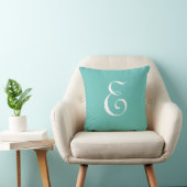 Initial Custom Letter E Monogram Kissen (Stuhl )