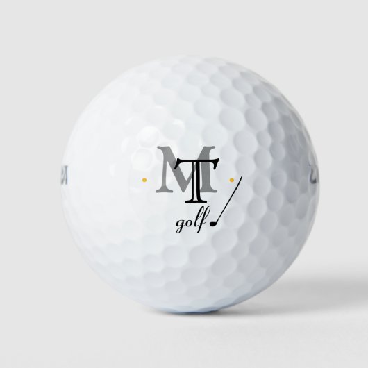 Initial Custom Monogram Golfball (Vorderseite)