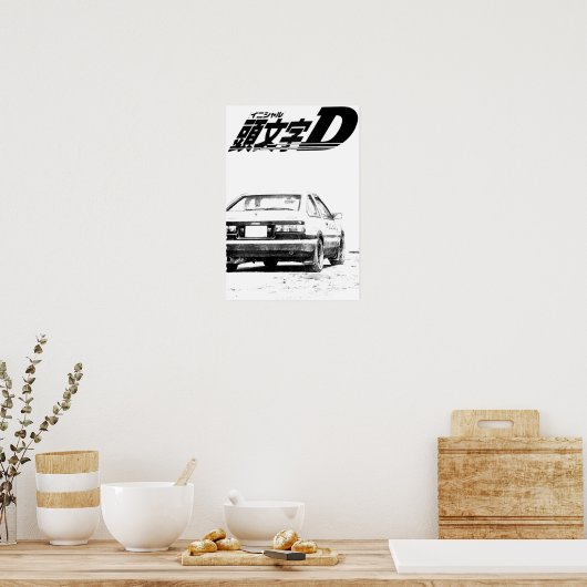 Initial D Cover Scene Poster (Küche)