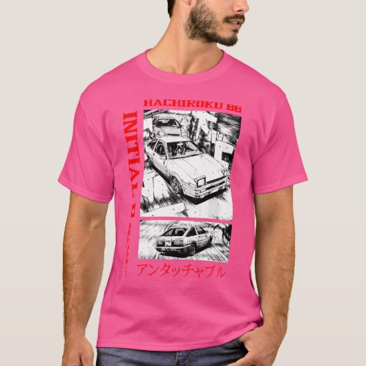 Initial D Hachiroku 86 T-Shirt (Vorderseite)