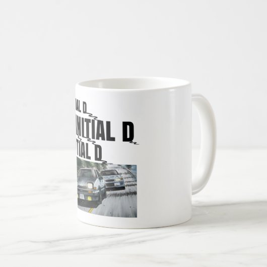 Initial D Kaffeetasse (VorderseiteRechts)