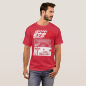 Initial D Manga 3-Panel-Manga-Freund T-Shirt (Vorne ganz)
