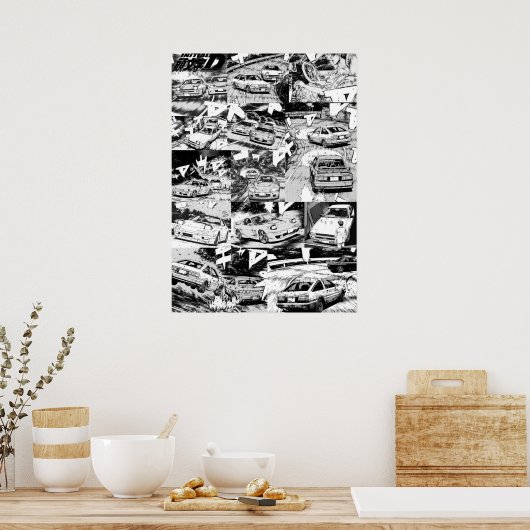 Initial D Manga Poster (Küche)