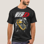 Initial D - Mountain Drift Racing Tandem AE86 vs F T-Shirt (Vorderseite)