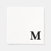 Initial des Serif-Monogramms Serviette (Vorderseite)