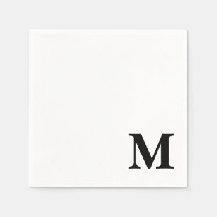 Initial des Serif-Monogramms Serviette