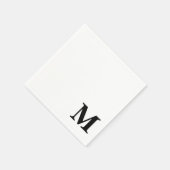 Initial des Serif-Monogramms Serviette (Ecke)