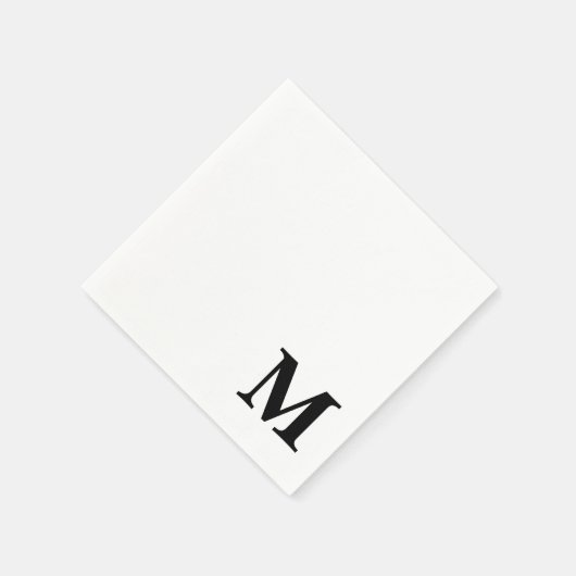 Initial des Serif-Monogramms Serviette (Ecke)