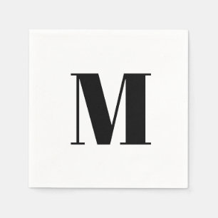 Initial des Serif-Monogramms Serviette