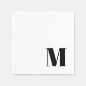 Initial des Serif-Monogramms Serviette (Vorderseite)