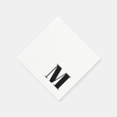 Initial des Serif-Monogramms Serviette (Ecke)