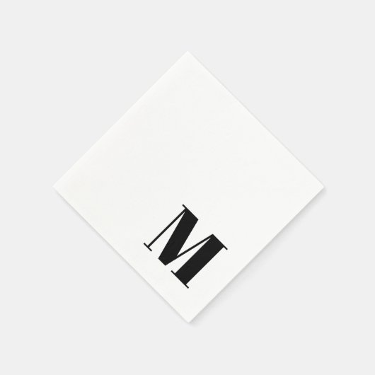 Initial des Serif-Monogramms Serviette (Ecke)