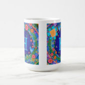 Initial Dragonfly Monogram Inspirivity Coffee Tass Kaffeetasse (Mittel)