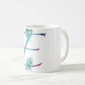 initial E mug Kaffeetasse (VorderseiteRechts)