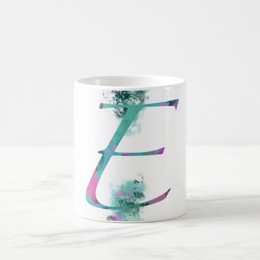 initial E mug Kaffeetasse (Mittel)