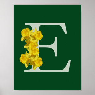 Initial E Poster