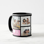 Initial EDITABLE Sweetheart Photos Valentine's Tasse (Vorderseite Links)