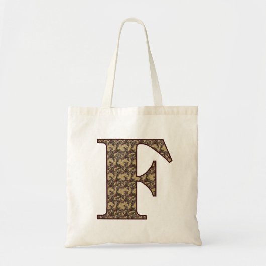 Initial F Elegant Tragetasche (Vorne)