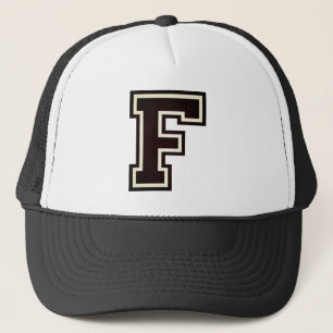 Initial "F"-Monogramm Truckerkappe