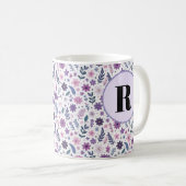  Initial Floral Mugs Kaffeetasse (VorderseiteRechts)