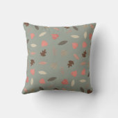 Initial "Friends Monogram" für niedliche Waldtiere Kissen (Rückseite)