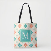Initial für das stylische Nordic Pattern Monogramm Tasche (Vorderseite)