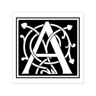 Initial für den benutzerdefinierten Mit Monogramm  Permastempel