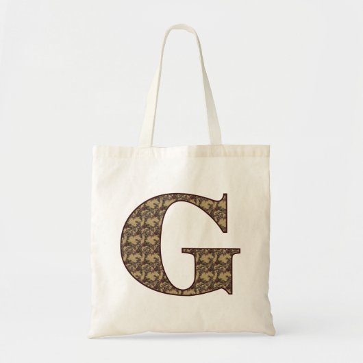 Initial-G-Elegant Tragetasche (Vorne)