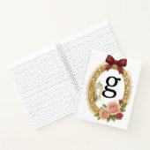 Initial G Personalized Graduation Gift Regency Notizblock (Innenseite)