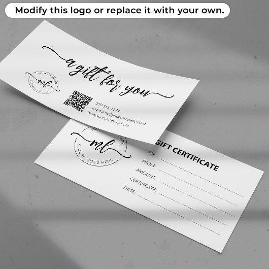 Initial-Geschenkgutachten für das Logo für Unterne