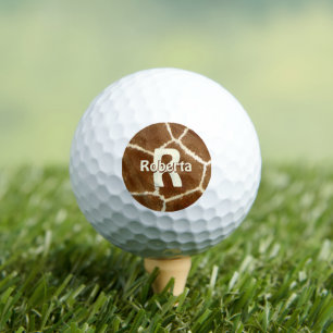 Initial Giraffe Ausblenden Foto Kaleidoskop Muster Golfball