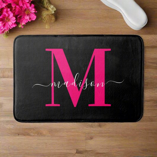 Initial Girl Badematte