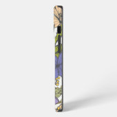 Initial Girly farbenfrohe Farbkunst Hübsch botanis iPhone Hülle (Linke Seite)