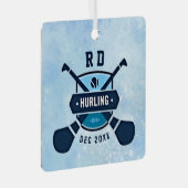 Initial-Gurling-gälisches Emblem für benutzerdefin Ornament Aus Metall (Vorderseite Rechts)