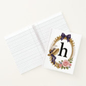 Initial H Personalized Teacher Gift Regency Notizblock (Innenseite)