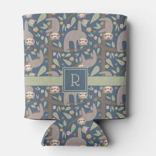 Initial hinzufügen | Niedliches Muster für die fla Dosenkühler (Rückseite)