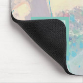 Initial hinzufügen | Weiße Felsenbrühe Mousepad (Ecke)