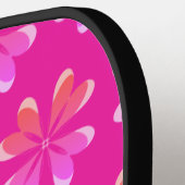 Initial Hot Pink Retro Pickleball Schläger (Linke Seite)