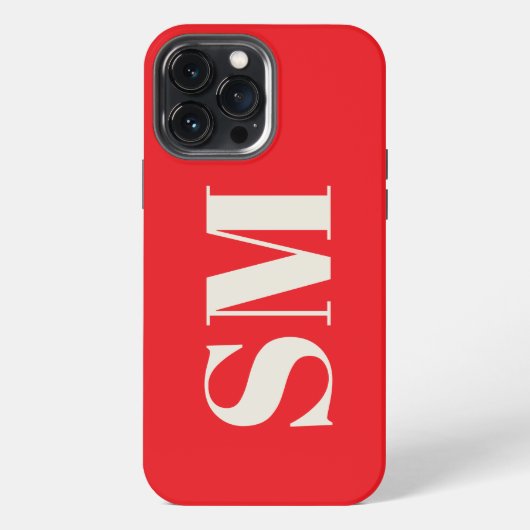 Initial iPhone Hülle (Rückseite)