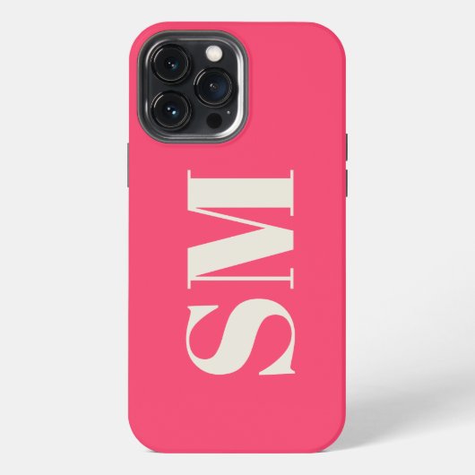 Initial iPhone Hülle (Rückseite)