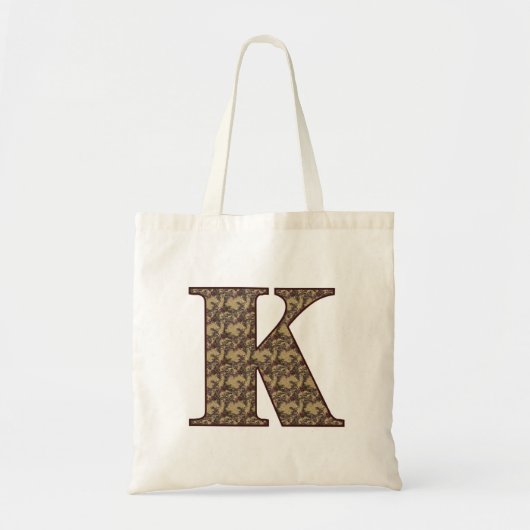Initial-K-Elegant Tragetasche (Vorne)