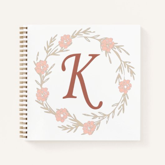 Initial K Notizbuch (Vorderseite)
