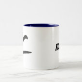 Initial K & Personalisiert Name Coffee Tasse (Mittel)