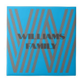 Initial-Keramik Fliese (Vorderseite)