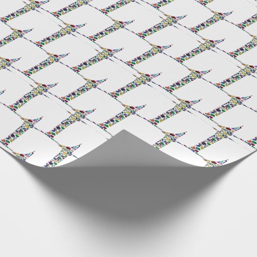 Initial L Geschenkpapier (Ecke)