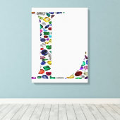 Initial L Leinwanddruck (Insitu (Holzboden))