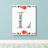 Initial L Leinwanddruck (Insitu (Holzboden))